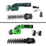 East 7.2V Li-ion Grass Trimmer Electric Hedge Trimmer 2 in 1 Lawn Mower Garden Tools Pruning Shears Garden Scissors ET1511C