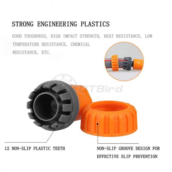 1-Inch Fast Water Pipe Connector Car Washing Gun Tap Household Garden Soft Water Pipe Fittings Plastic Pacifier