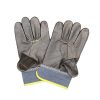 FGHGF gloves Welding First layer cowhide leather dark denim short leather garden carpenter blacksmith labor protection (Color random)