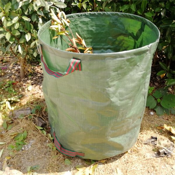 2-Pack 70 Gallon Reusable Garden Waste Bags Waterproof Gardening Leaf Collection Bag Large Lawn Pool Garden Leaf Yard Waste Bag