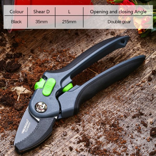 Gardening Pruning Shears, Which Can Cut Branches of 35mm Diameter, Fruit Trees, Flowers,Branches and Scissors