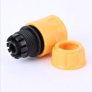 3PCS Coupling Adapter Drip Tape Watering Irrigation Faucet Hose Connecter with 1/2'' 3/4'' Male Garden Water Connector