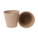 50Pcs 2.4" Paper Pot Plant Starters Seedling Herb Seed Nursery Cup Kit Organic Biodegradable Eco-Friendly Home Cultivation