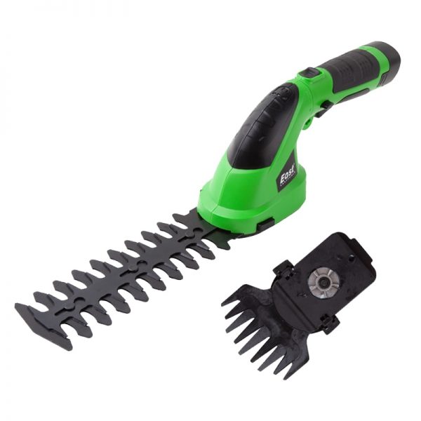 East 7.2V Li-ion Grass Trimmer Electric Hedge Trimmer 2 in 1 Lawn Mower Garden Tools Pruning Shears Garden Scissors ET1511C