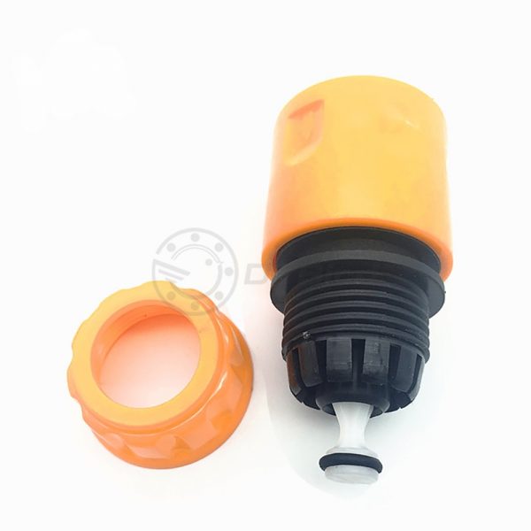 3PCS Coupling Adapter Drip Tape Watering Irrigation Faucet Hose Connecter with 1/2'' 3/4'' Male Garden Water Connector