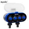 Ball Valve Electronic Automatic Watering Two Outlet Four Dials Water Timer Garden Irrigation Controller for Garden, Yard #21032