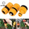 3PCS Coupling Adapter Drip Tape Watering Irrigation Faucet Hose Connecter with 1/2” 3/4” Male Garden Water Connector (Connector 3 in 1)