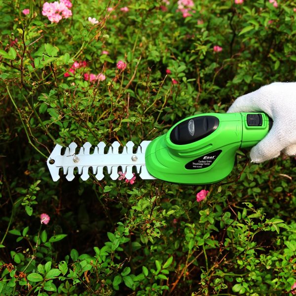 East 3.6V Li-Ion Cordless Electric Hedge Trimmer Grass Cutter Mini Lawn Mower Rechargeable Battery Garden Tool ET2903C