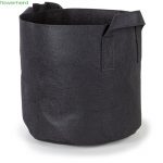 3/5/7/12/15/17/20/30/34 Gallon Round Fabric Pots Plant Pouch Root Container with Handles Black Grow Bag Aeration Pot Container