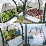 Folding pe glassfuls meat insulation water-resistant home decoration greenhouse garden flower house garden greenhouse