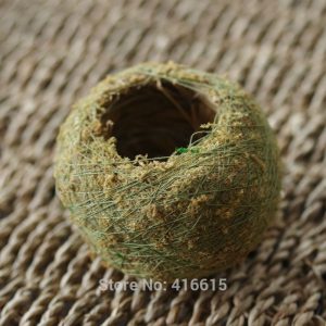 Kokedama Moss Balls Japanese Moss Ball With Moss Seeds Personality Small Ventilate Flower Pot for Orchid and Bonsai