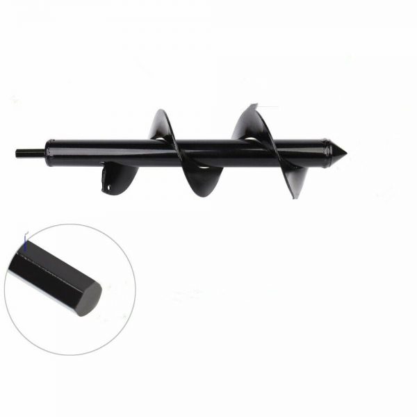 4 Sizes Garden Auger Drill Bit Tool Spiral Hole Digger Ground drill earth drill For Seed planting Gardening fence Flower Planter