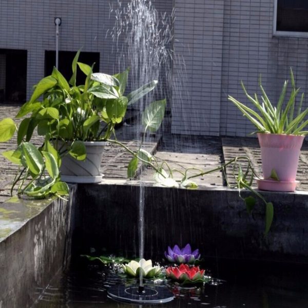 Solar Fountain Water Fountain Pump for Garden Pool Pond Watering Outdoor Solar Panel Floating Pumps for Fountain Garden Decor