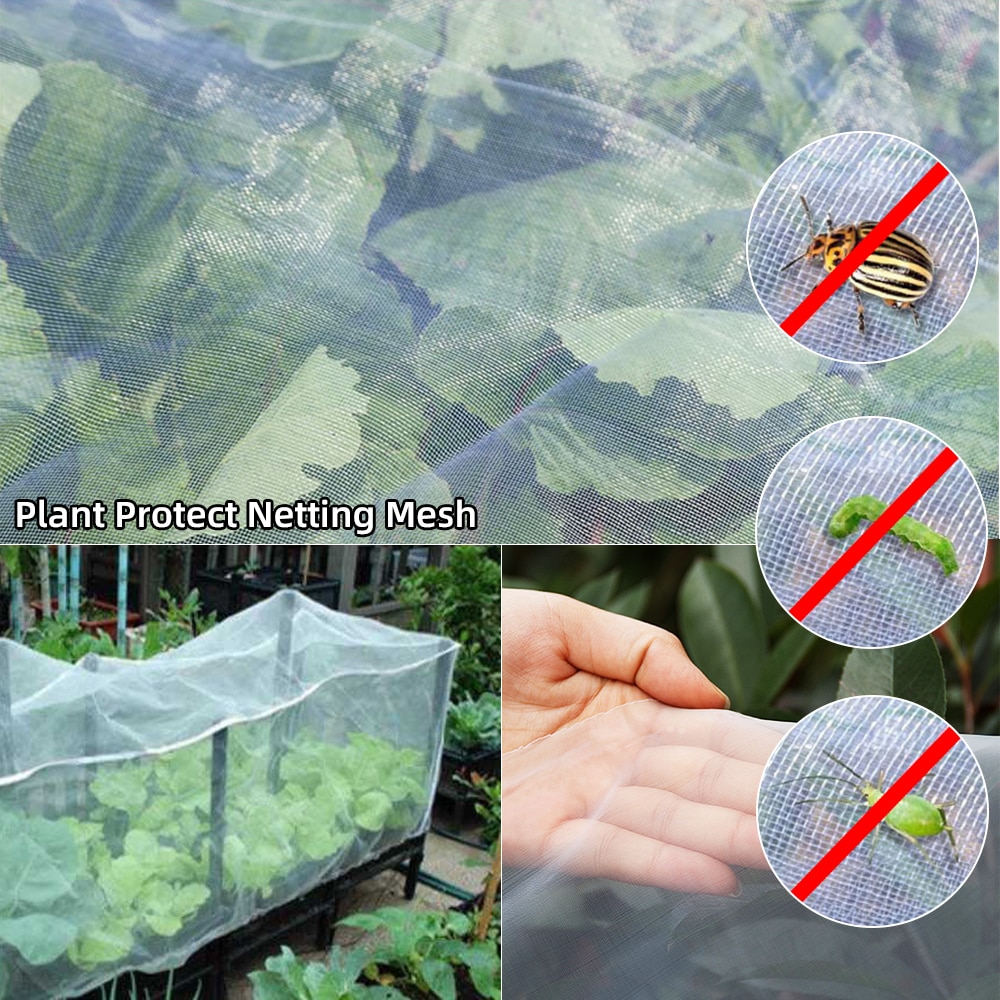 5/15M Garden Protect Netting Vegetables Crops Plant Mesh Bird-Net-Insect-Animal 