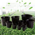 100pcs Planter Plastic Nursery Pots for Plant Seedling grow bags Nutrition Pots Garden decoration Flowerpot Ventilate Pots