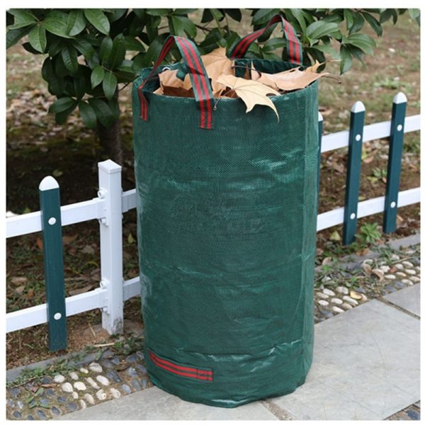 120L/272L/300L/500L Large Garden Bag Heavy Duty Leaf Bag Reusable Waste Bag