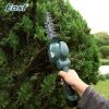 East 10.8V Electric Hedge Trimmer 2 in 1 Li-ion Cordless Grass Trimmer Lawn Mower Rechargeable Garden Pruning Shears ET1007C (Green)
