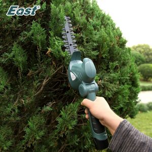 East 10.8V Electric Hedge Trimmer 2 in 1 Li-ion Cordless Grass Trimmer Lawn Mower Rechargeable Garden Pruning Shears ET1007C