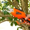 EAST Electric Pruner 3.6V Li-ion Cordless Electric Pruning Shears Secateur Branch Cutter Fruit Pruning Garden Power Tool ET1505 (Orange)