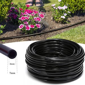 4 / 7mm Hose PVC Water Pipe Irrigation Tube Garden Water Drip Hose Irrigation System Watering Systems for Greenhouses Watering