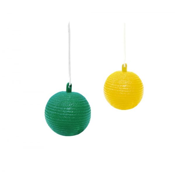 4 PCS Hanging Fly Trap Ball Fruit Fly Catcher Sticky Trap Fly Outdoor Disposable Wasp Bee Yellow jacket Yellowjacket