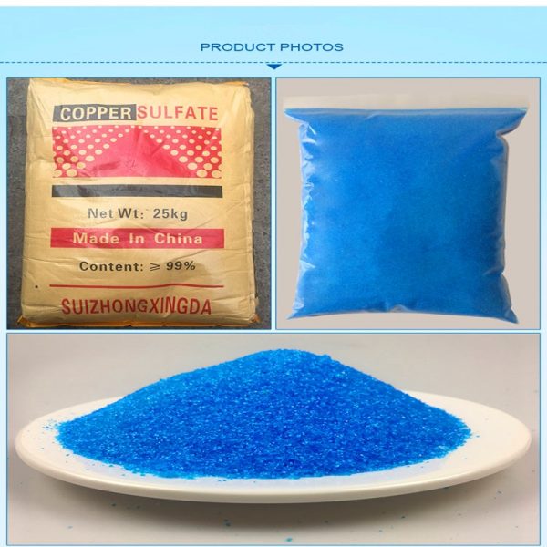 500g copper sulphate pentahydrate Copper Sulfate Crystals Blue Sulfate Pentahydrate Mini Crystal CUSO4 with low price